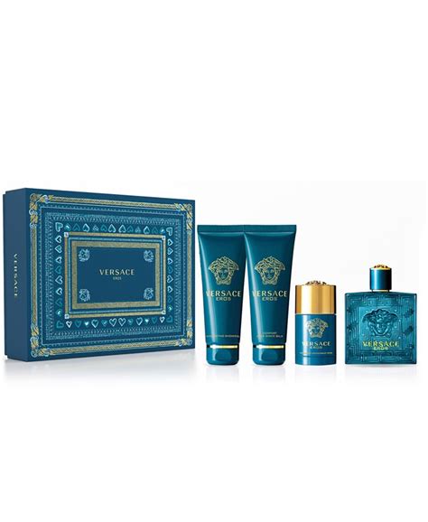 men's 4-pc. pour homme eau de toilette gift set|Versace Men's Gifts & Sets .